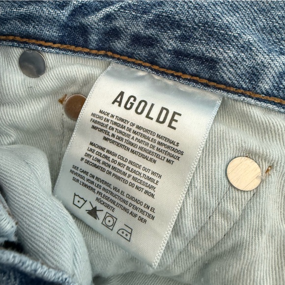 Agolde Ren High Rise Crop Wide-Leg jeans - Picture 7 of 10